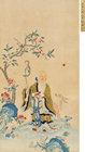 A Kesi the God of Longevity Painting by 
																	 Qianlong Dynasty